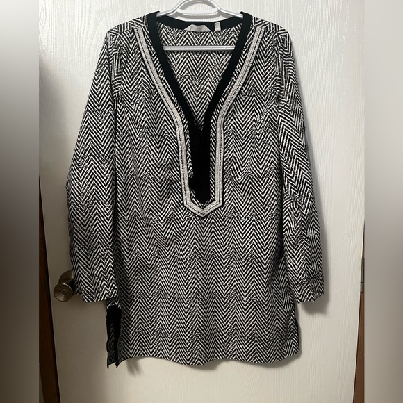 Athleta Other - ATHLETA Kimssa Herringbone Tunic Swim Coverup Medium